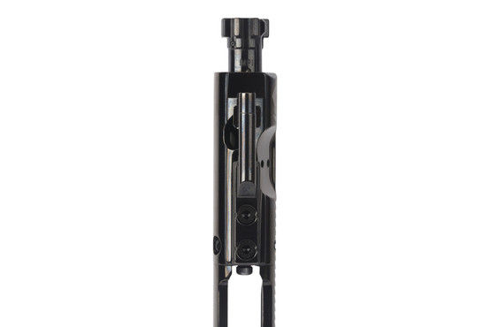 Cryptic Coatings Mystic Black AR-15 bolt carrier group for 5.56 NATO features a properly staked gas key